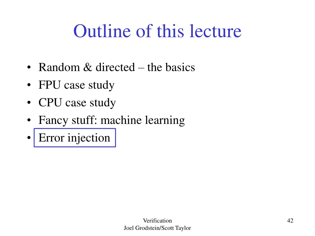 outline of this lecture 4