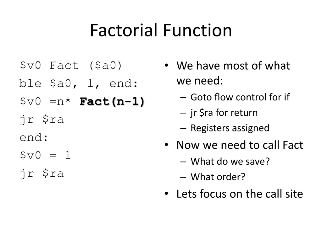 factorial function 3