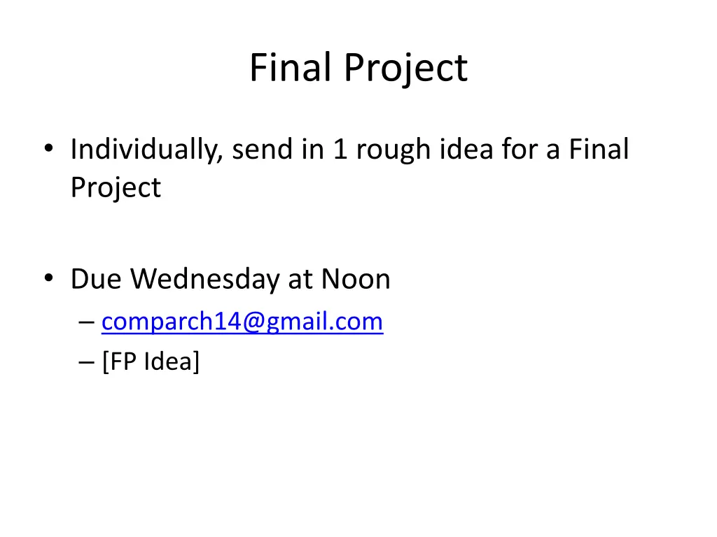 final project