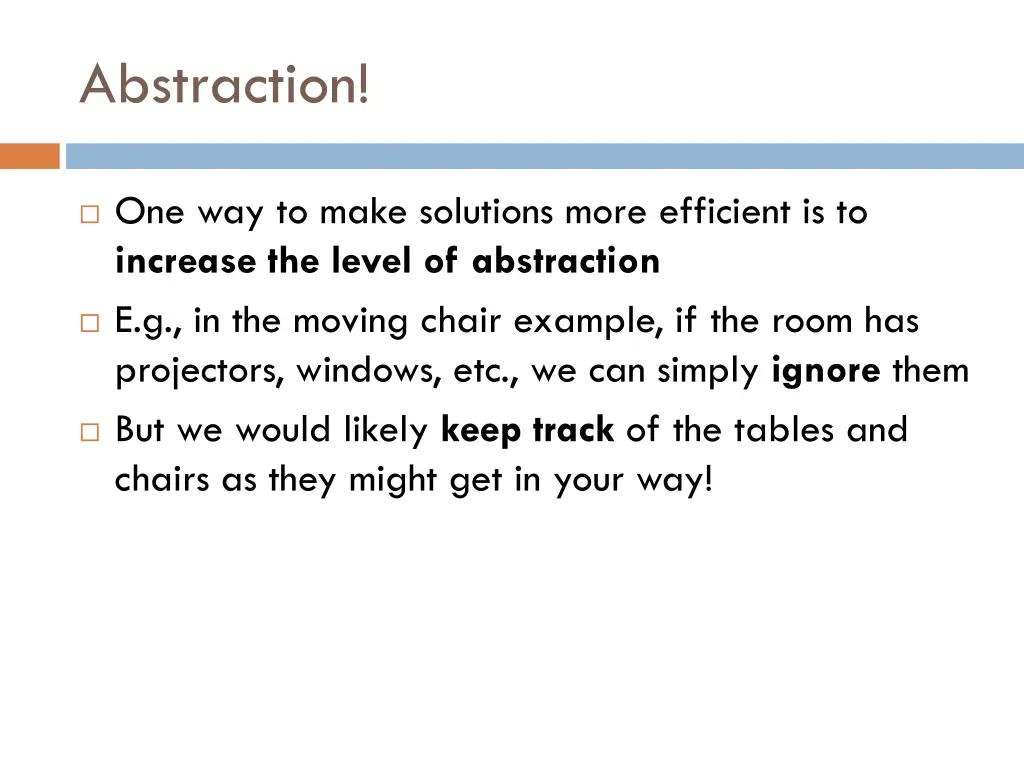 abstraction