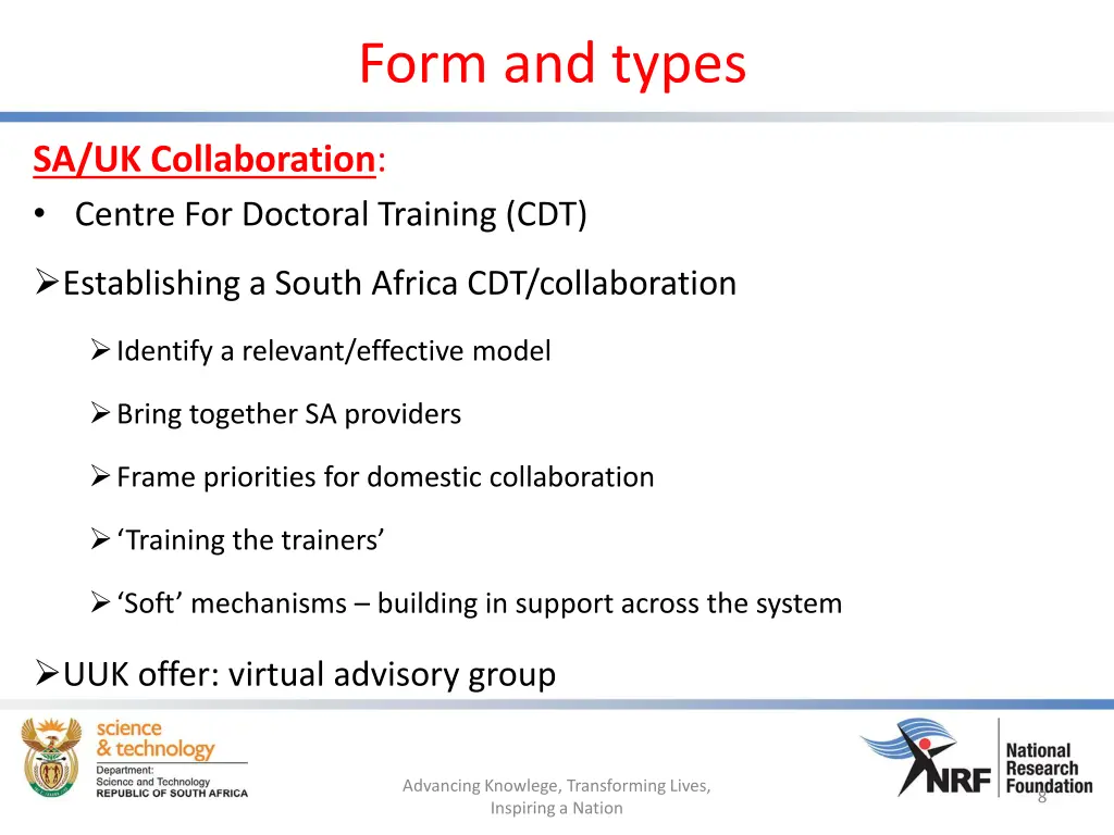 form and types