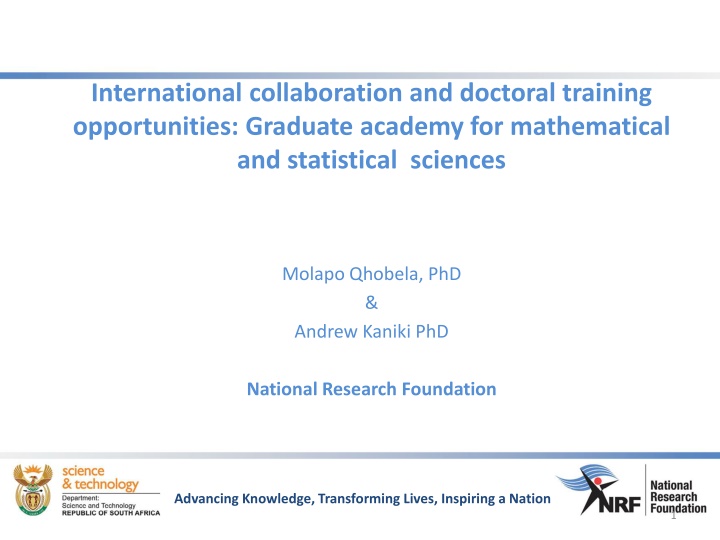 international collaboration and doctoral training