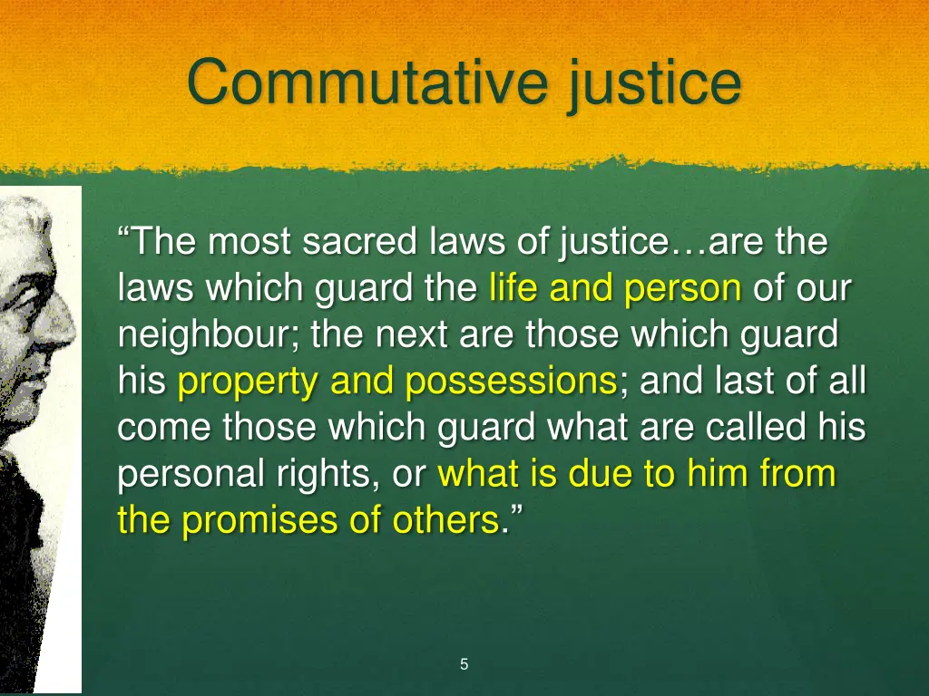 commutative justice