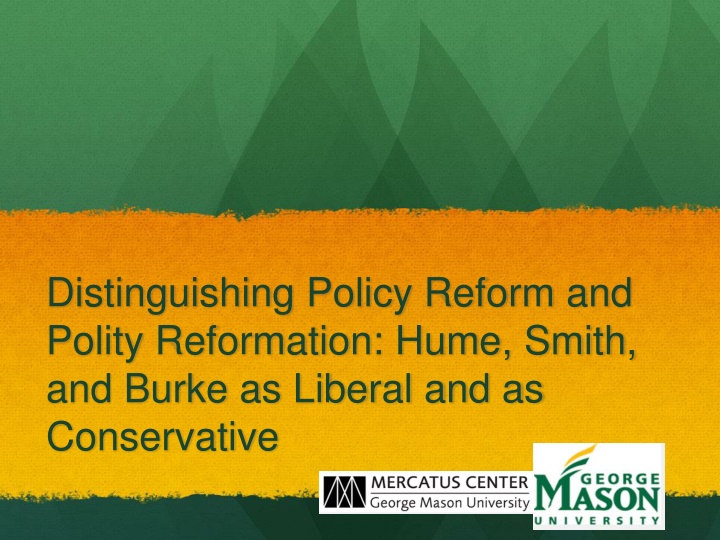 distinguishing policy reform and polity