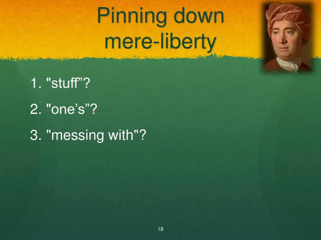 pinning down mere liberty