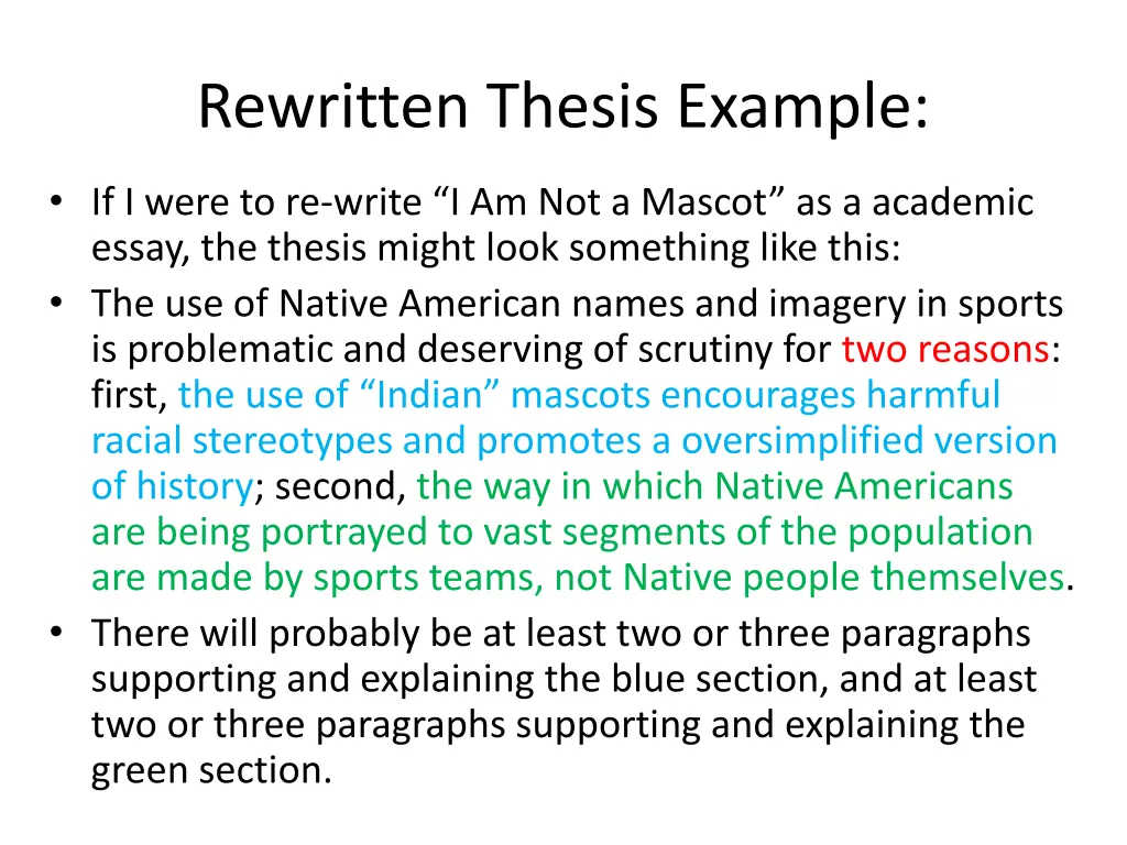 rewritten thesis example