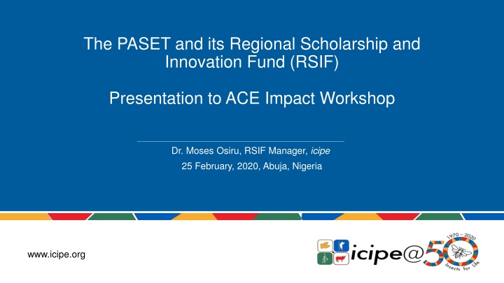the paset and its regional scholarship