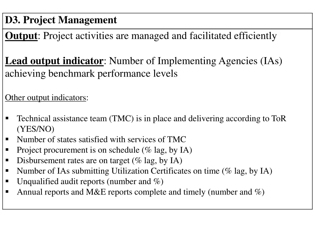 d3 project management