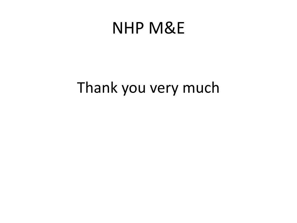 nhp m e