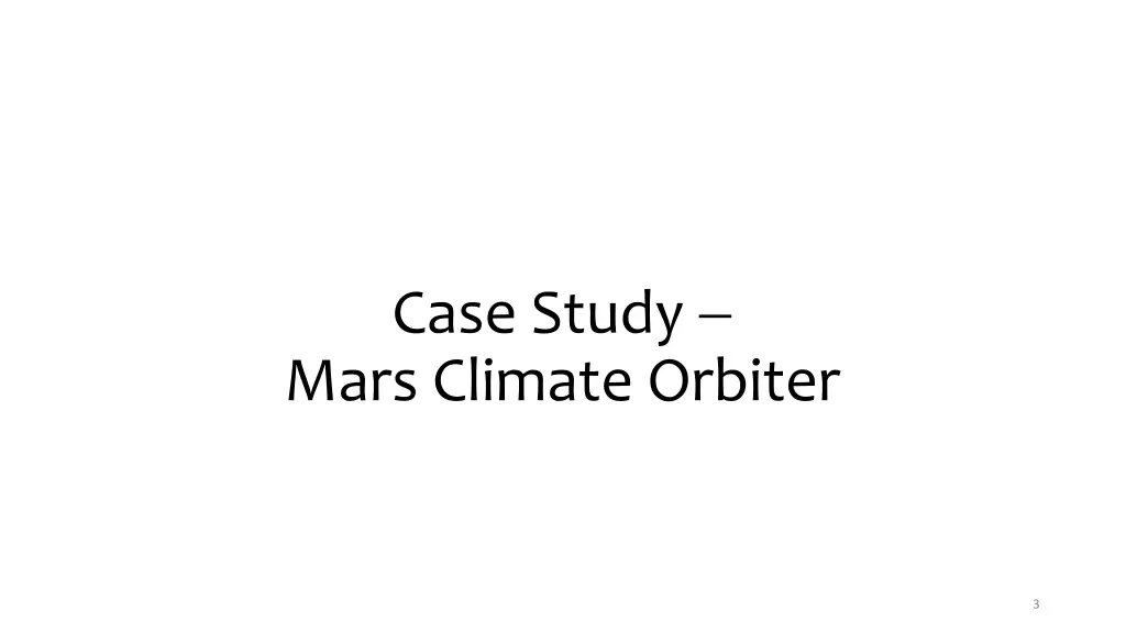 case study mars climate orbiter
