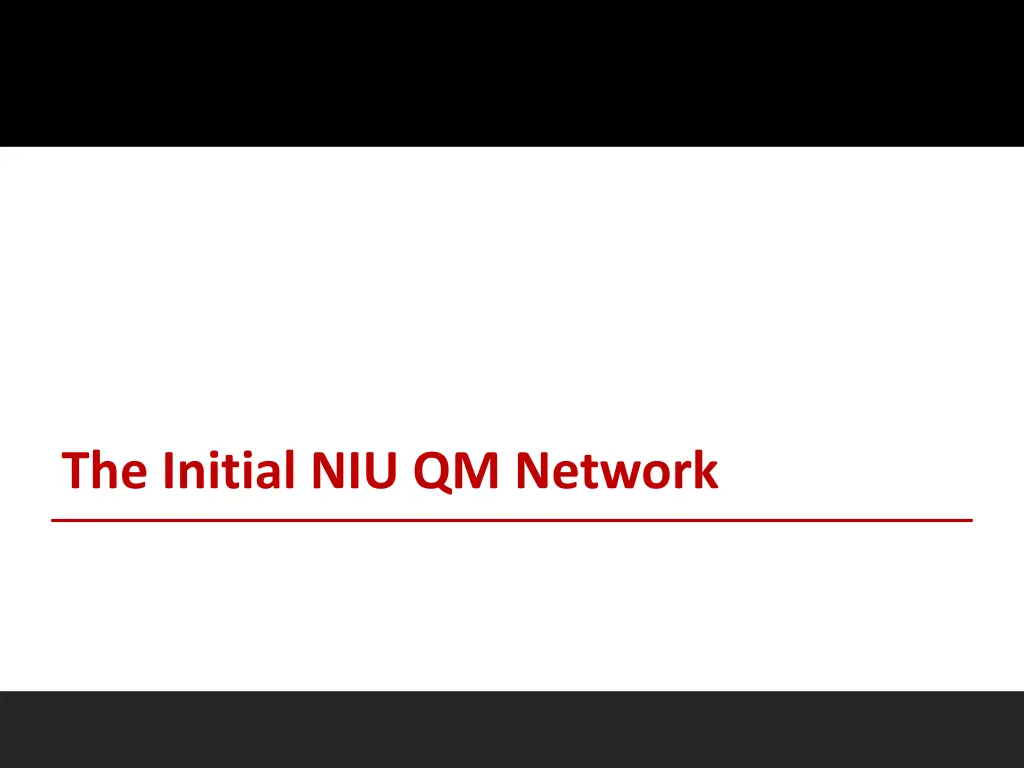 the initial niu qm network