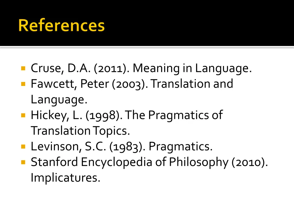cruse d a 2011 meaning in language fawcett peter