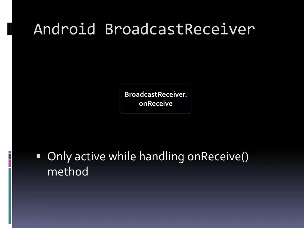 android broadcastreceiver