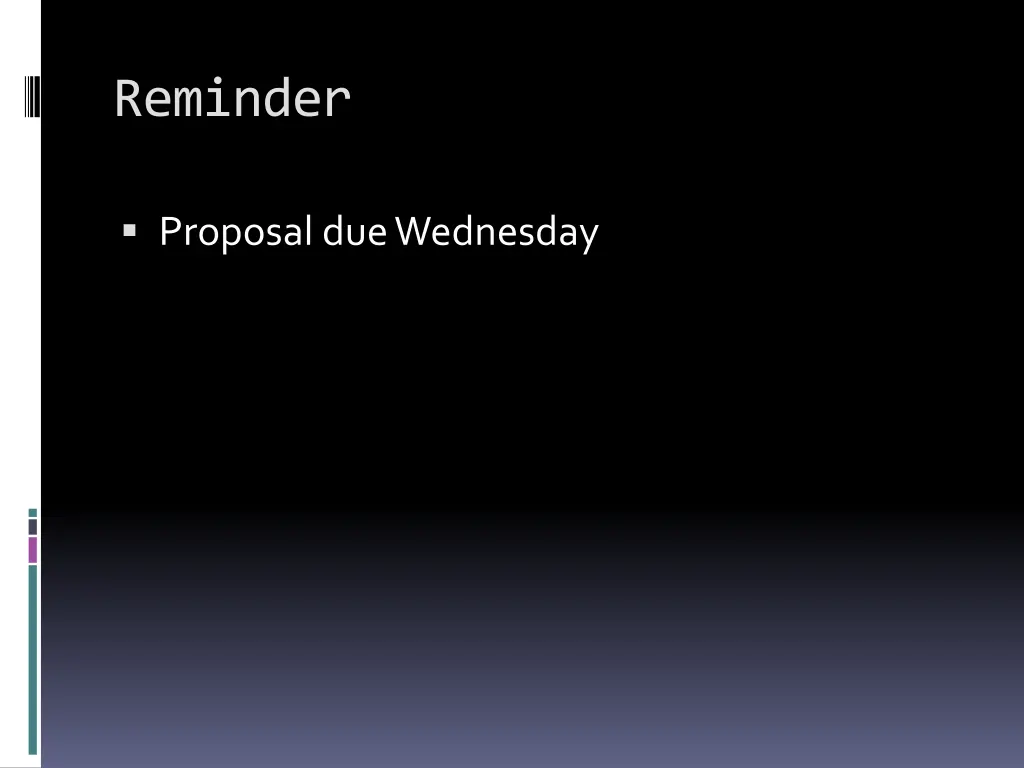 reminder