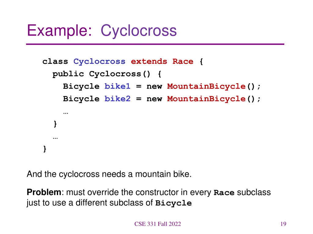 example cyclocross