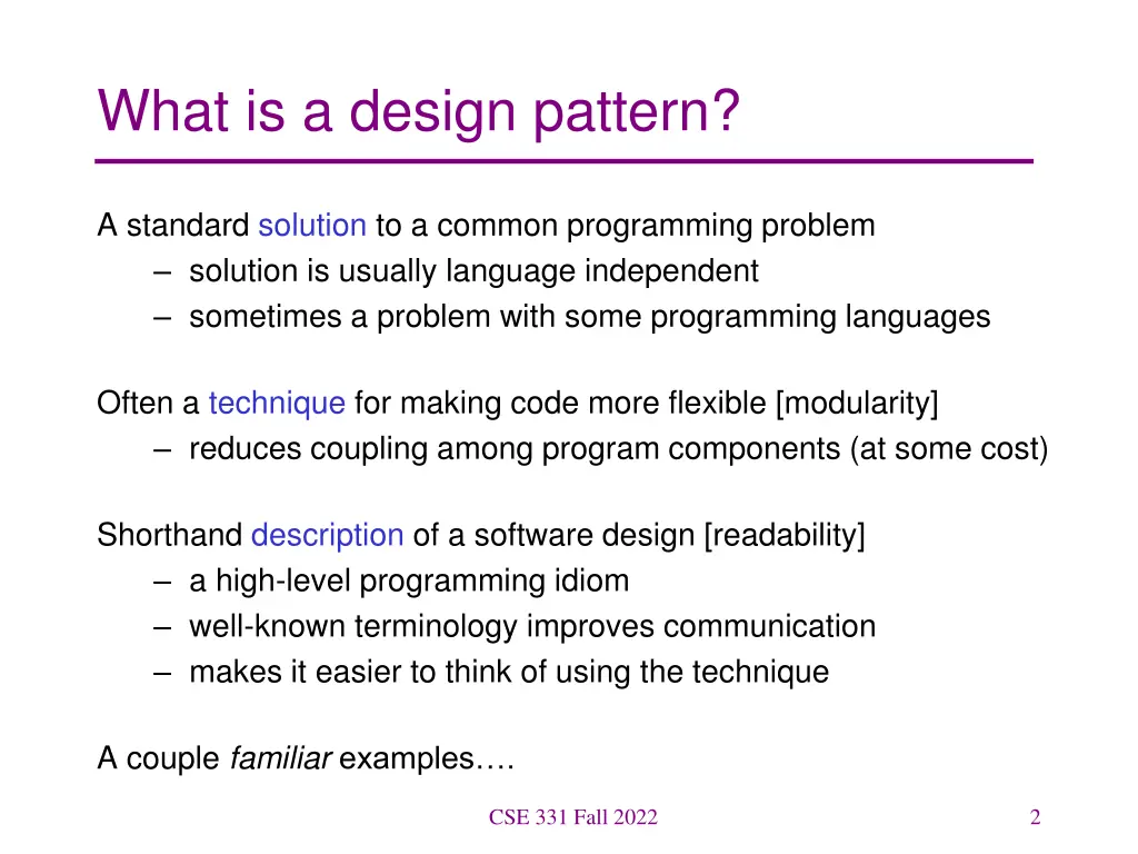 what is a design pattern