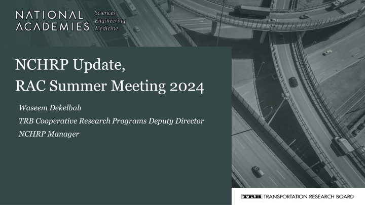 nchrp update rac summer meeting 2024