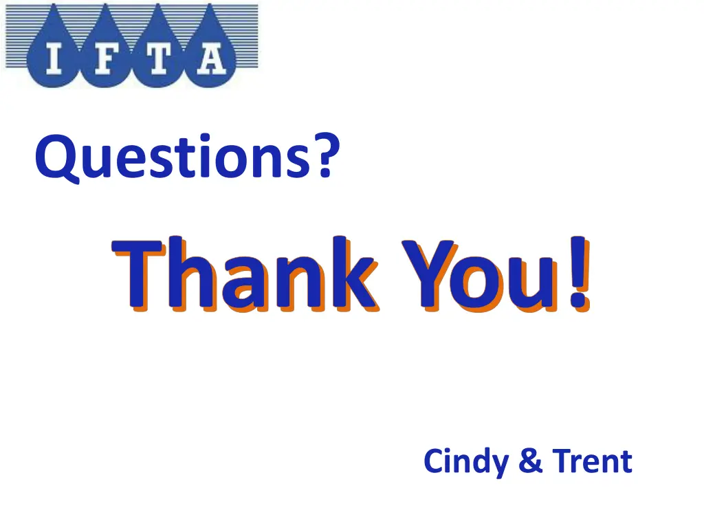 questions thank you