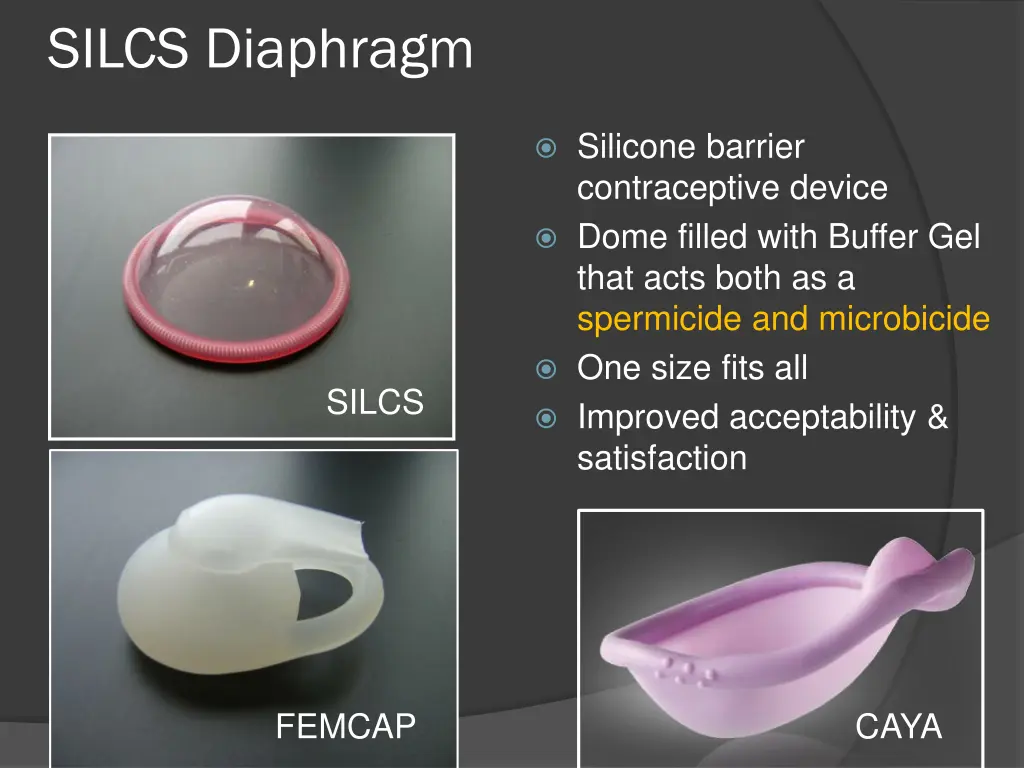 silcs diaphragm