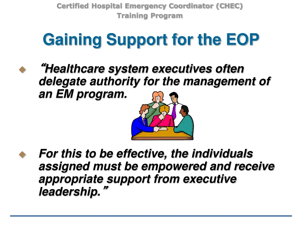 certified hospital emergency coordinator chec 12
