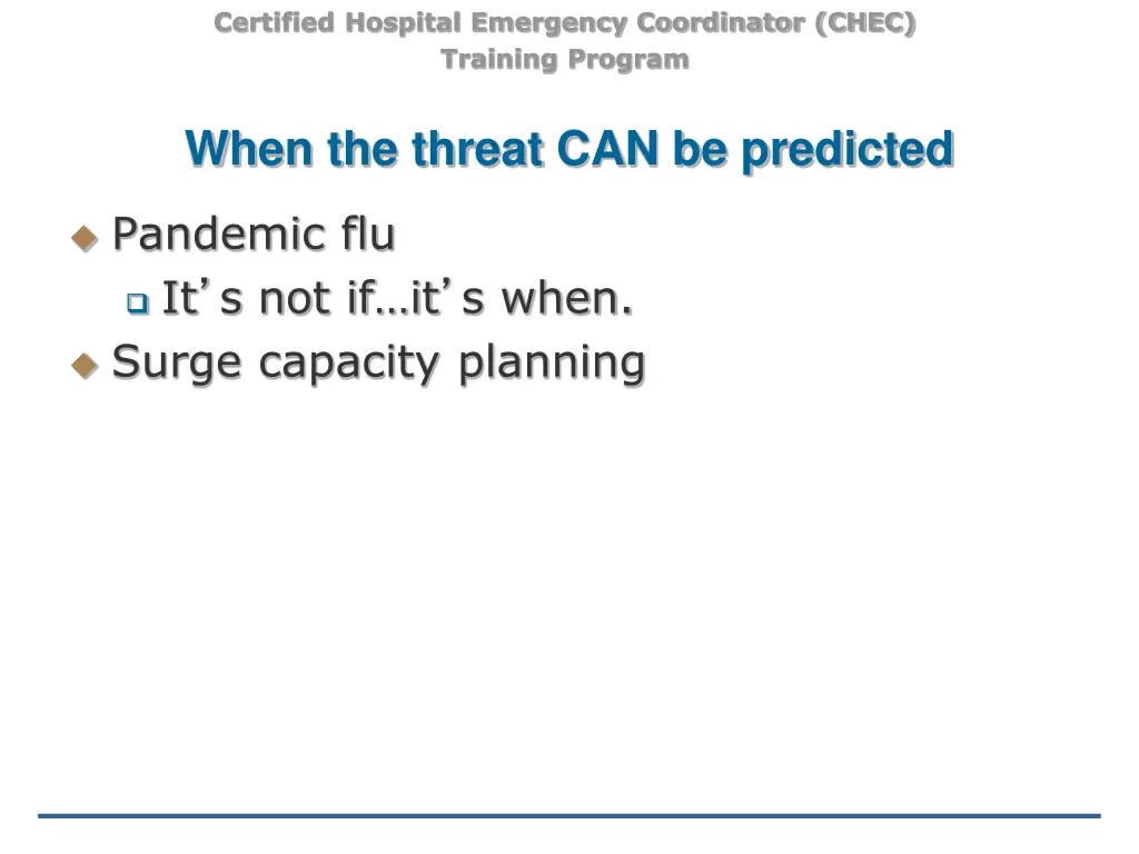 certified hospital emergency coordinator chec 20