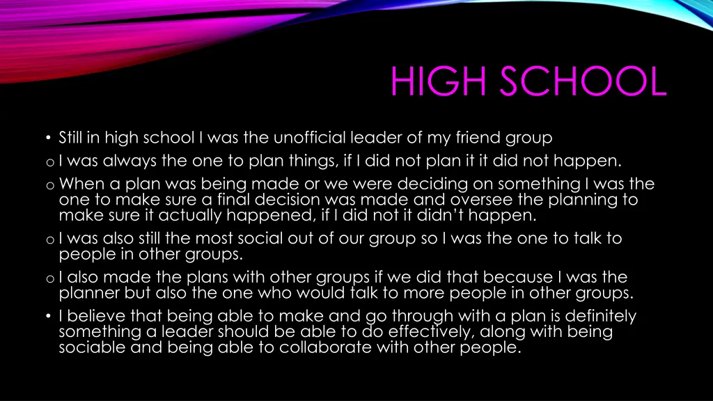 high school 2