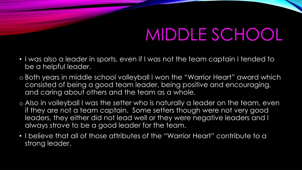 middle school 1
