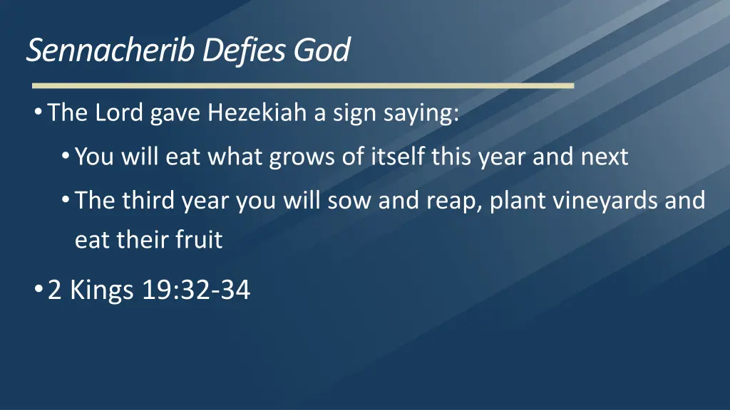 sennacherib defies god 12