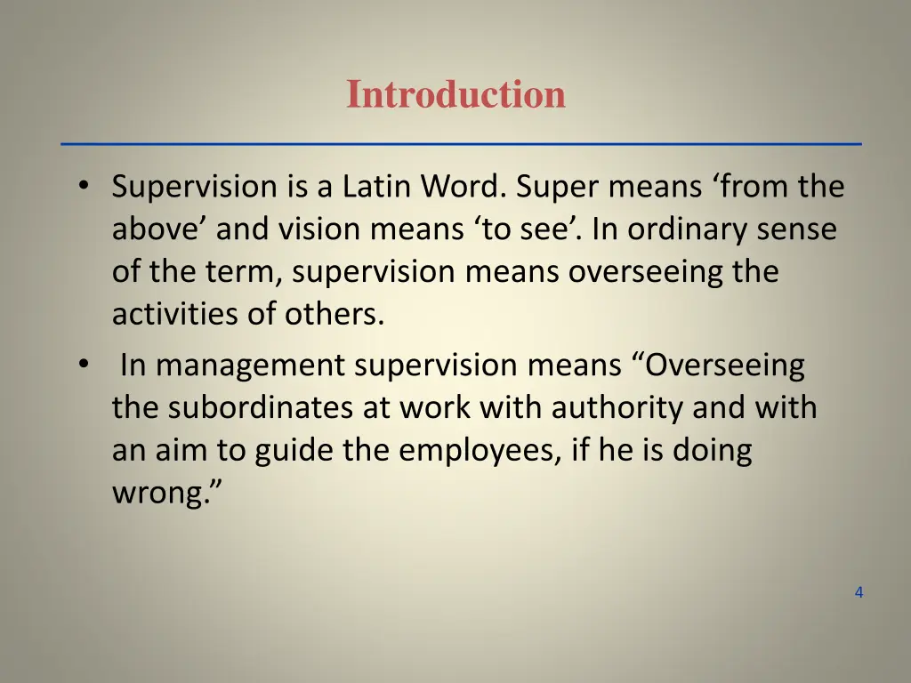 introduction
