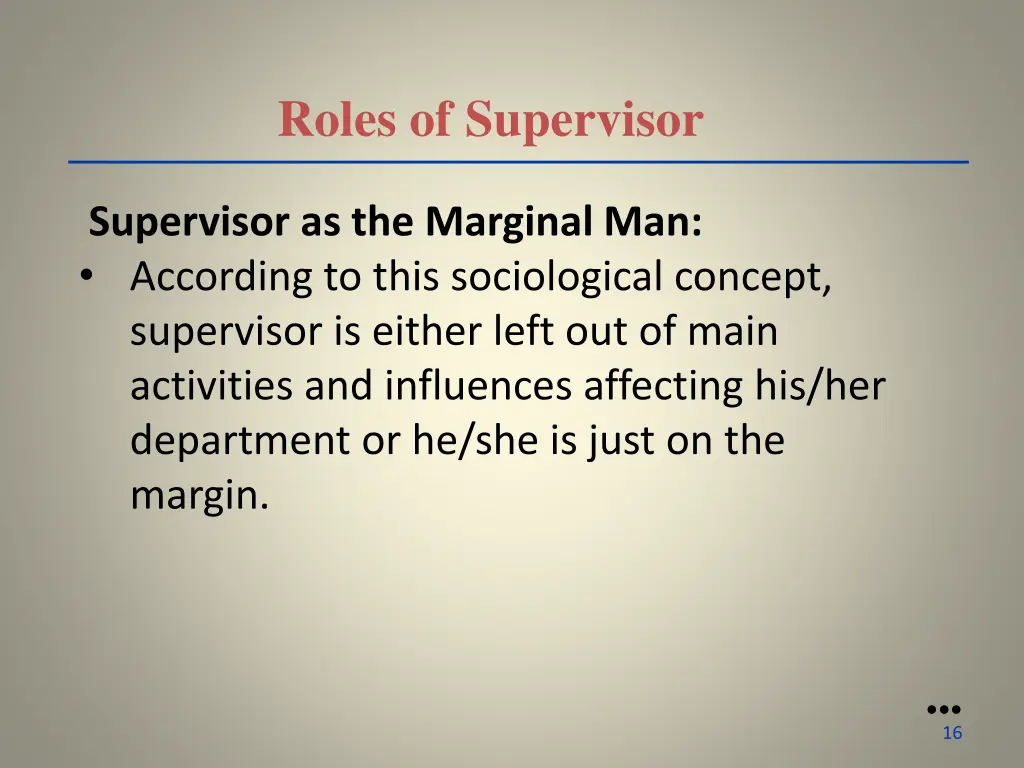 roles of supervisor 2