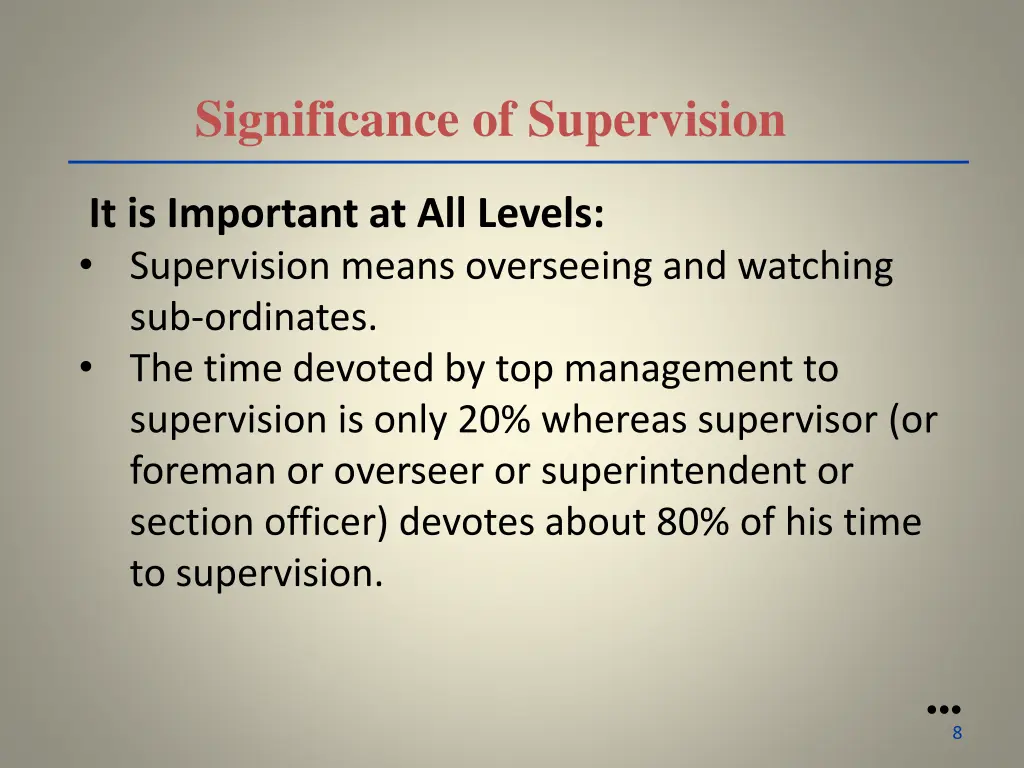significance of supervision 2