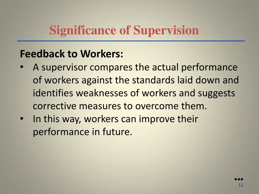 significance of supervision 5