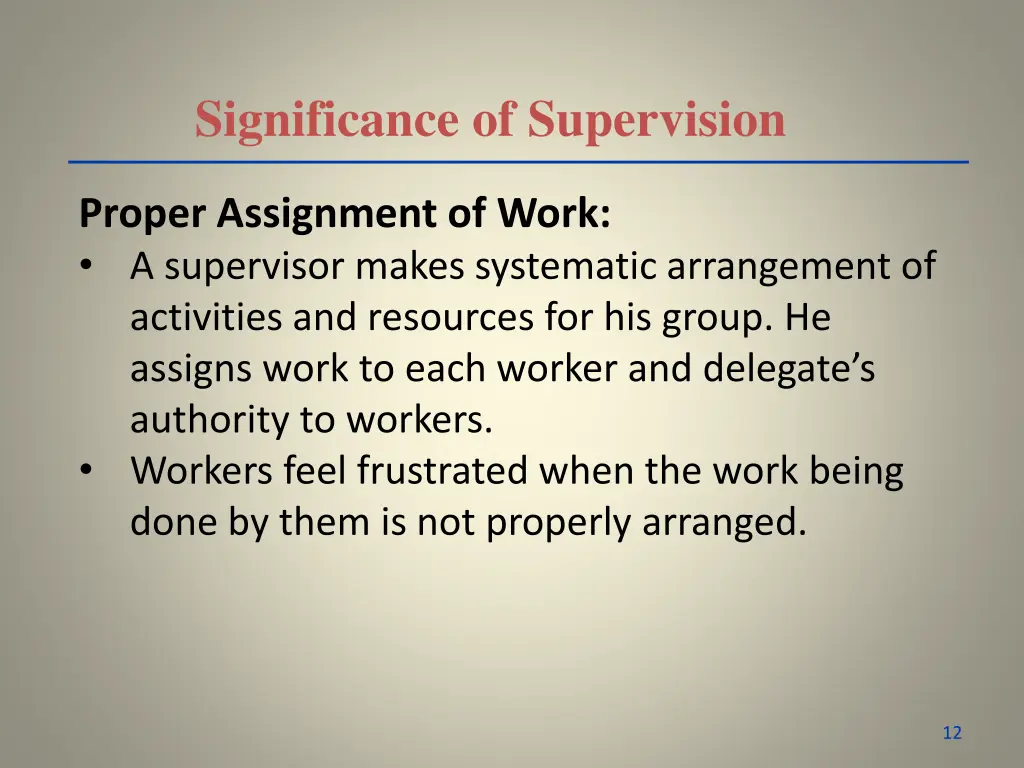 significance of supervision 6