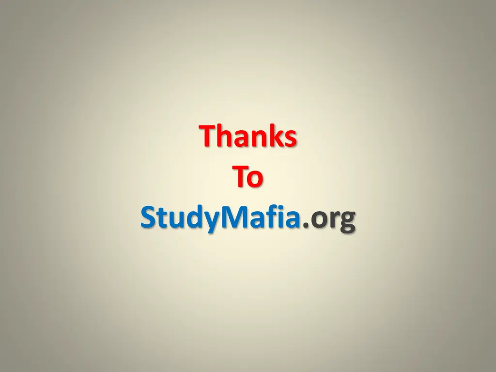 thanks to