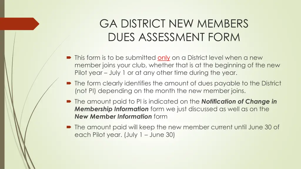 ga district new members dues assessment form 1