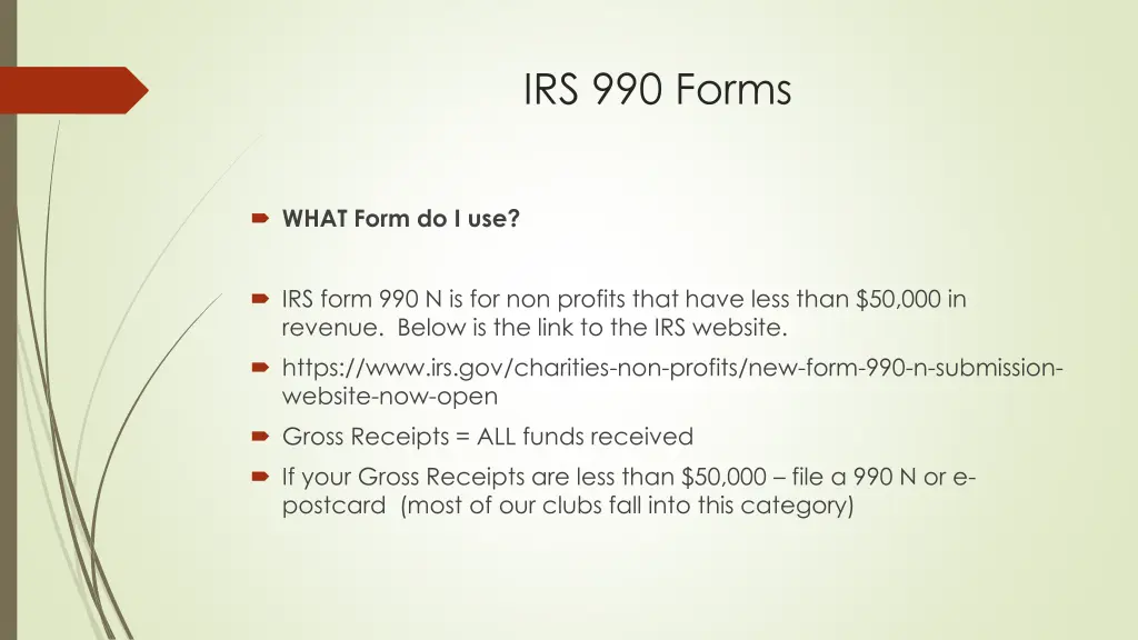 irs 990 forms 1