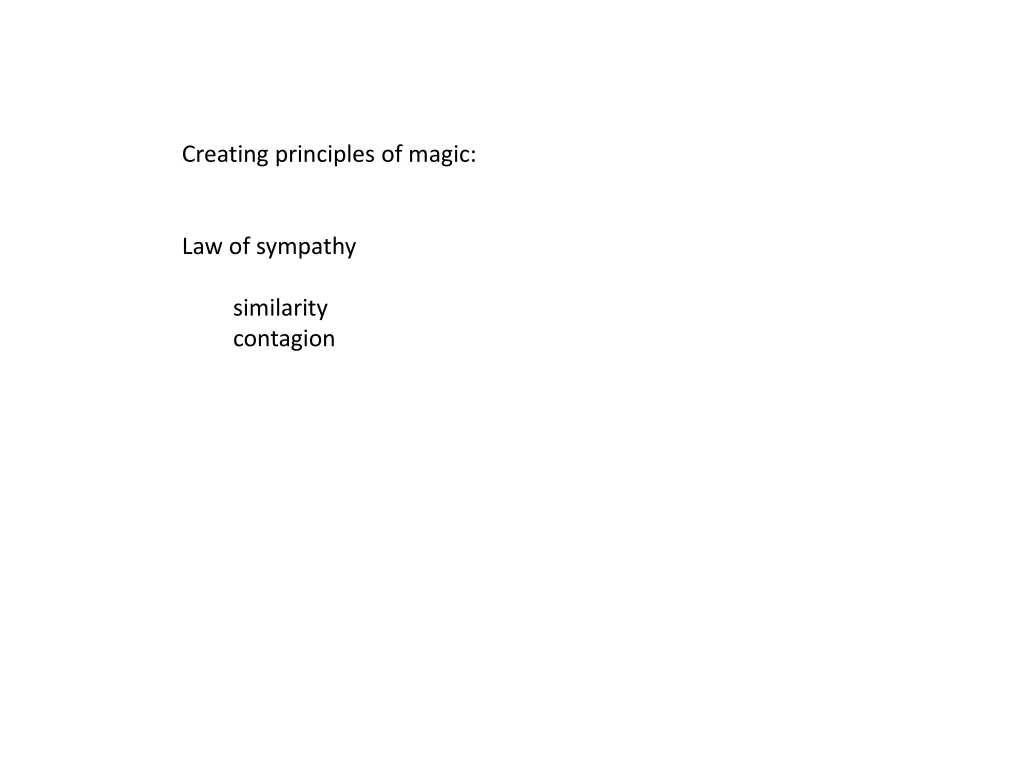 creating principles of magic