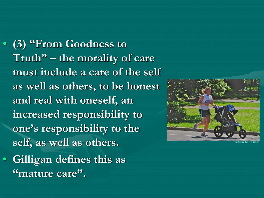 3 from goodness to truth the morality of care