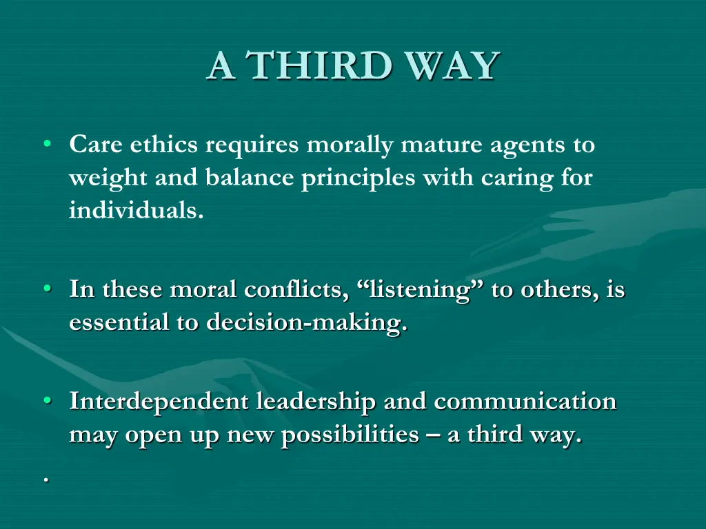 a third way 1