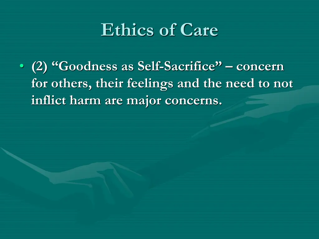 ethics of care