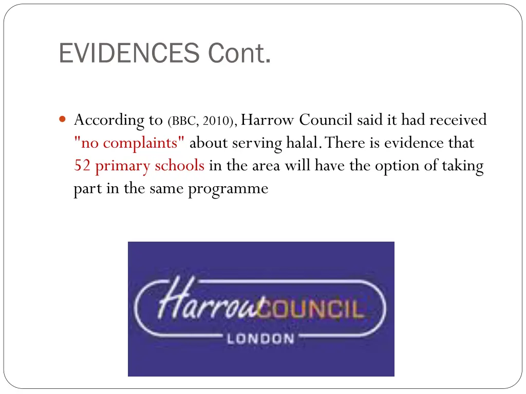 evidences cont 2