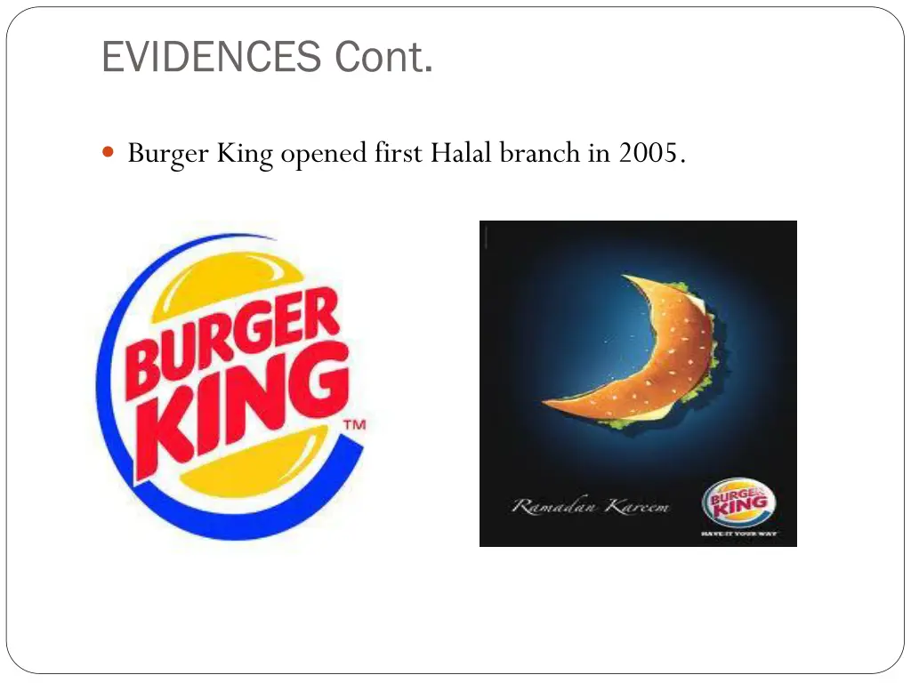 evidences cont