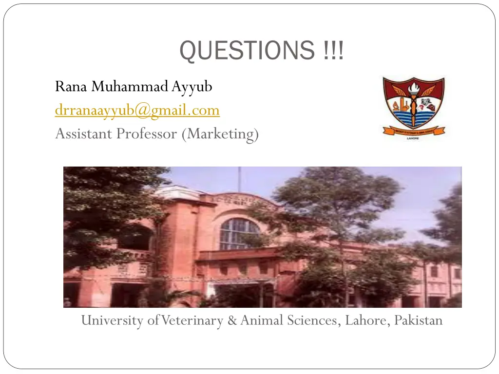 questions