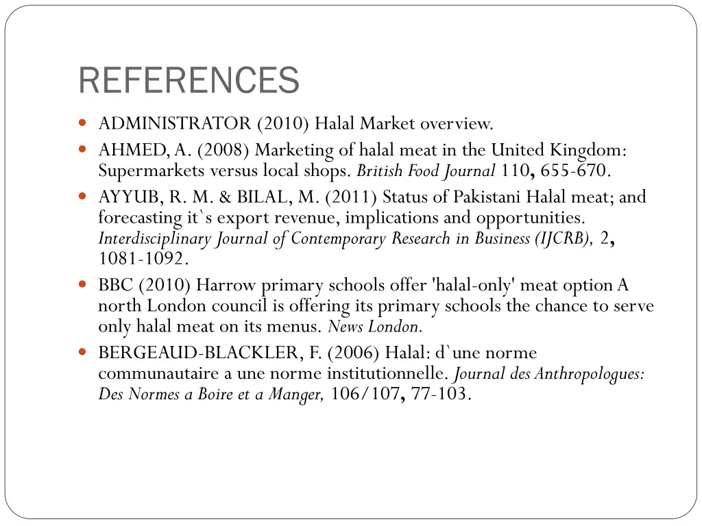references