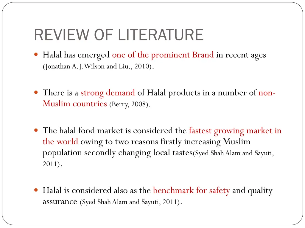 review of literature