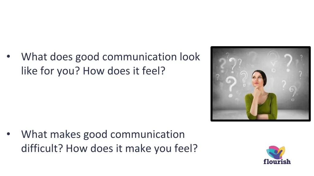 what does good communication look like
