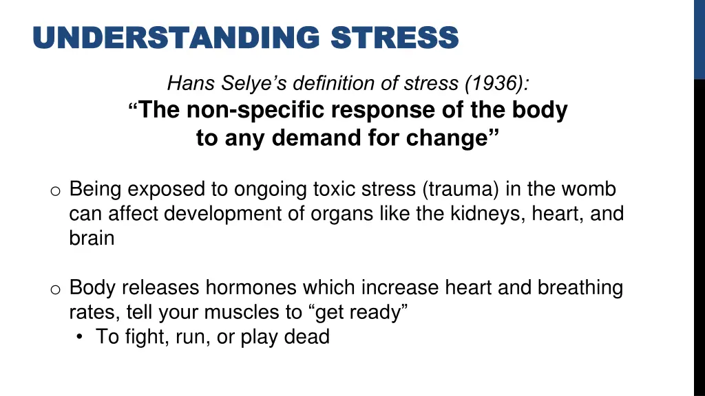 understanding stress understanding stress