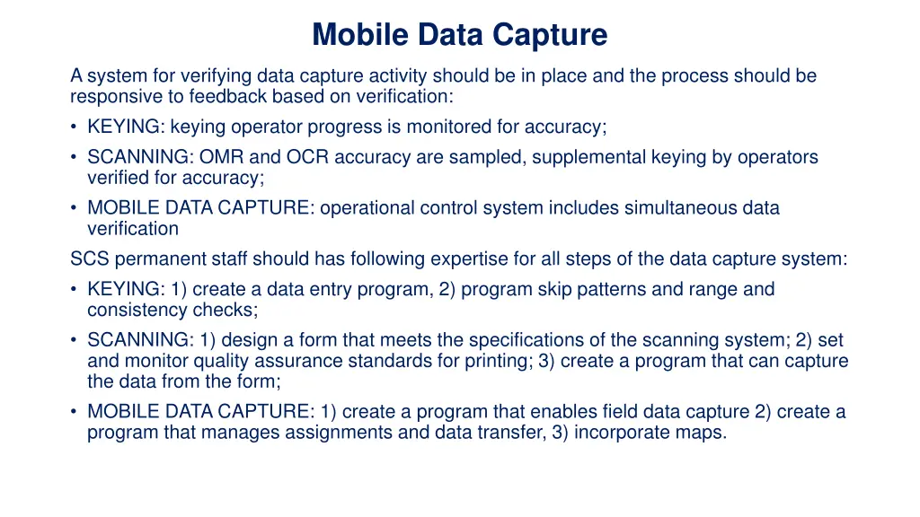 mobile data capture 2