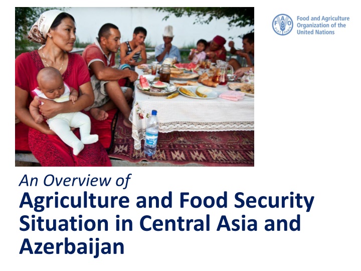 an overview of agriculture and food security