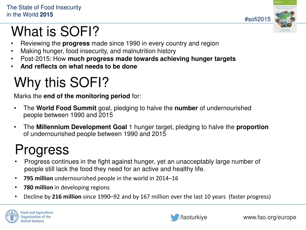 the state of food insecurity in the world 2015